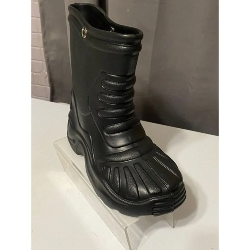 Little Boy‎ Rain Boots Black Waterproof Size 1.5 New With Tags